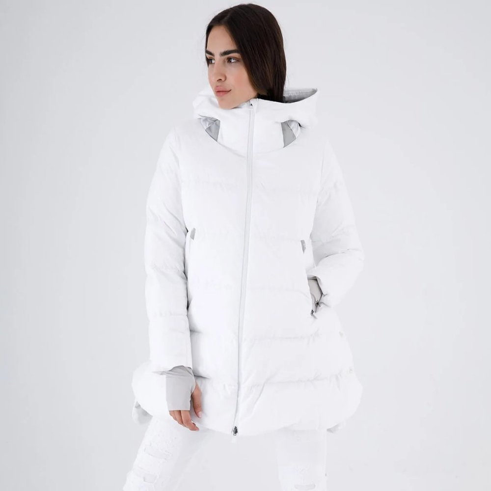 HERNO LAMINAR OVERSIZE GORE-TEX INFINIUM WINDSTOPPER PUFFER Half Coat, Size 42